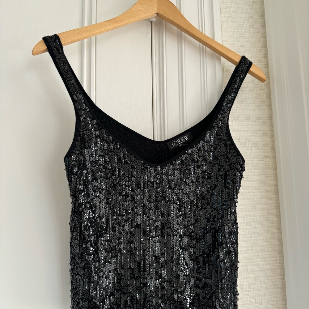 J crew Sparkles going out tank top